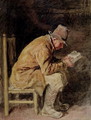 Study of a Countryman Reading - William Henry Hunt