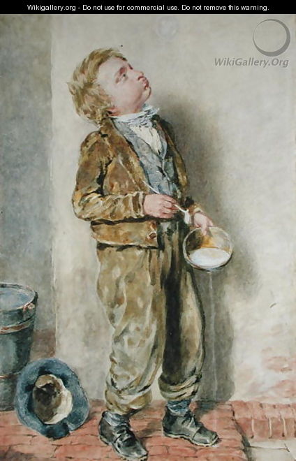 Blowing Bubbles - William Henry Hunt