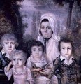 Wife of Charles Collot and Four of her Children - Lafrance