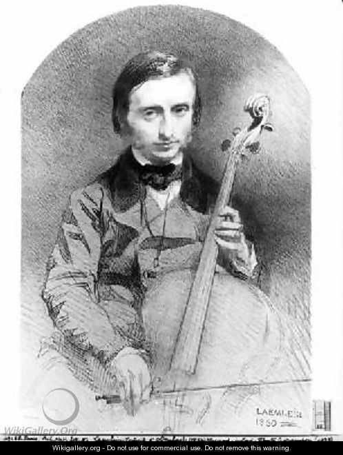 Portrait of Jacques Offenbach 1819-80 - Alexandre Laemlein