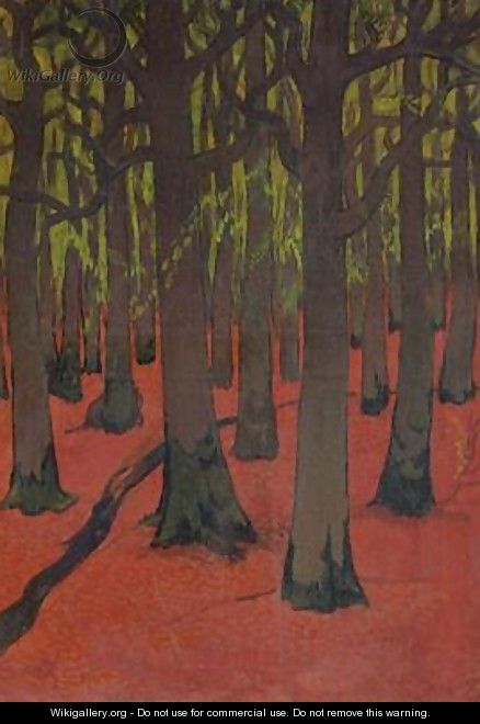The Forest with Red Earth - Georges Lacombe