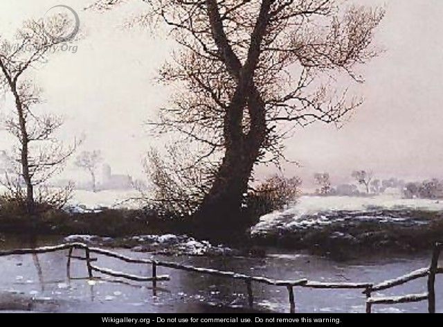 The Frozen Pool - John Berney Ladbrooke