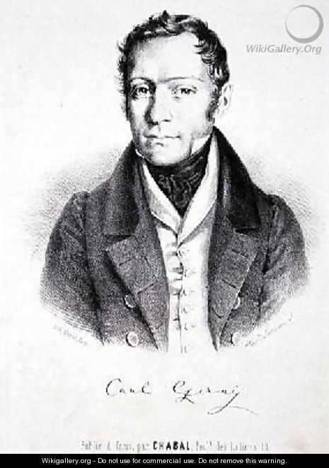 Carl Czerny 1791-1857 - (after) Lallemand, Hippolyte