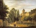 View of the Church of Ville dAvray - Jean Baptiste Gabriel Langlace
