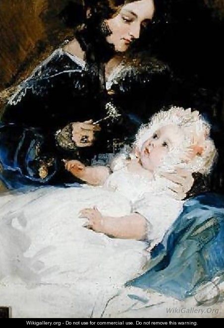 The Duchess of Abercorn and her Daughter - Sir Edwin Henry Landseer