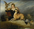Richard Cavendish with Spot - Sir Edwin Henry Landseer