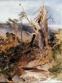 Highland Landscape with Split Scotch Pine - Sir Edwin Henry Landseer