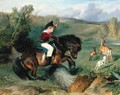 The First Leap Lord Alexander Russell on his pony Emerald - Sir Edwin Henry Landseer