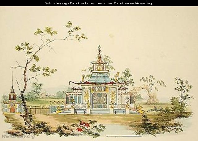 Design for a Chinese Temple - G. Landi