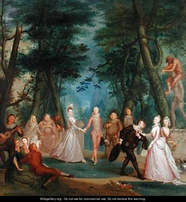 Scene in a Park - Marcellus, the Younger Laroon