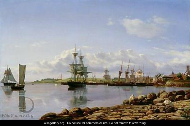 Shipping off a Baltic Port - Carl E. & Neumann, Carl Johan Larsen