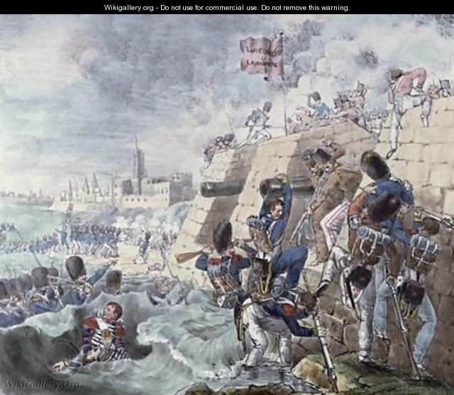 The Capture of the Fort of Trocadero - Charles Lasteyrie du Saillant