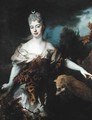 Portrait of Mademoiselle de Barral as Diana - Nicolas de Largilliere