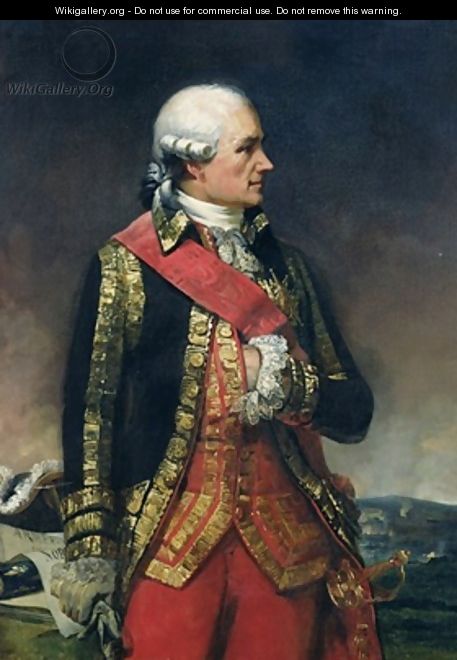 Jean-Baptiste de Vimeur 1725-1807 Count of Rochambeau - Charles-Philippe Lariviere