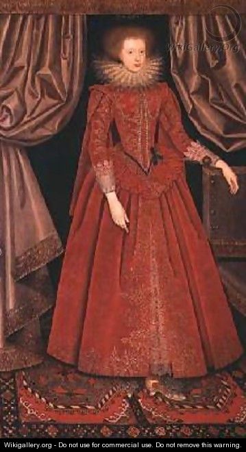 Catherine Rich Countess of Suffolk - (attr. to) Larkin, William