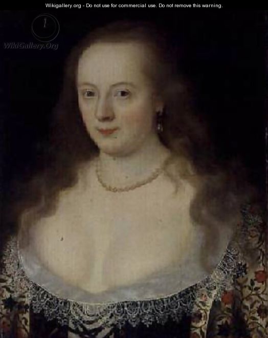 Portrait of a Lady - (attr. to) Larkin, William