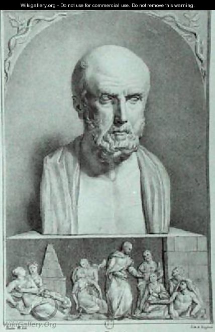 Portrait of Hippocrates - Langlume
