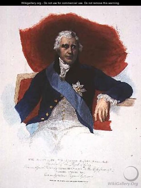 Portrait of Sir Joseph Banks - (after) Lawrence, Sir Thomas