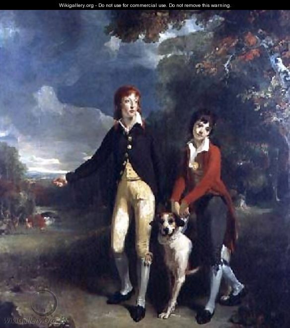Portrait of Charles Chetwynd Talbot Viscount Ingestre and His Brother - Sir Thomas Lawrence