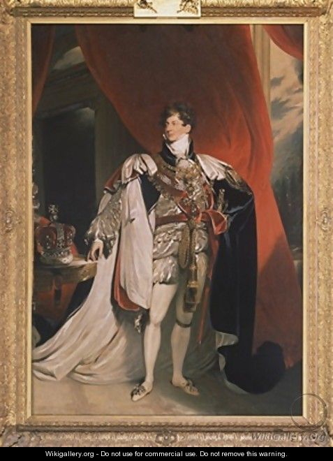 Portrait of King George IV - (after) Lawrence, Sir Thomas