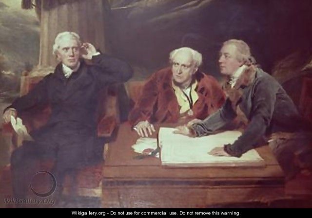 Sir Francis Baring Banker and Director of the East India Company with his Associates - Sir Thomas Lawrence