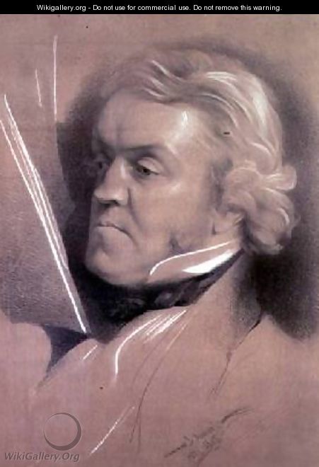 Portrait of William Makepeace Thackeray - Samuel Laurence