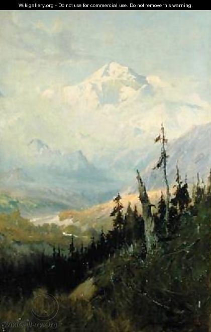 An Autumn Day Mt McKinley - Sidney Laurence
