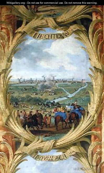 The Battle of Lichtenau in 1644 - Sauveur Le Conte