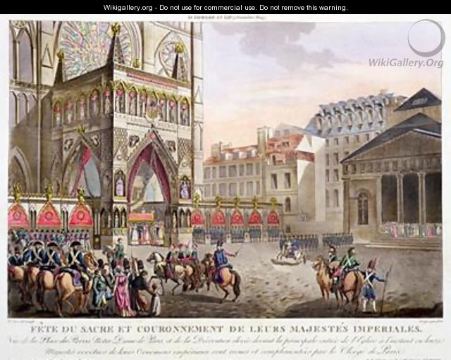 Sacred Festival and Coronation of their Imperial Majesties - (after) Le Coeur, Louis