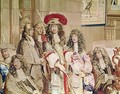 Louis XIV 1638-1715 visiting the Gobelins factory 2 - (after) Le Brun, Charles