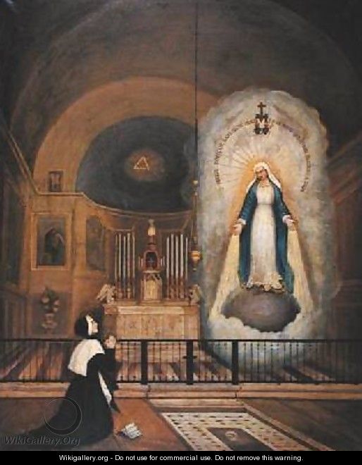 Apparition of the Virgin to St Catherine Laboure - Le Cerf