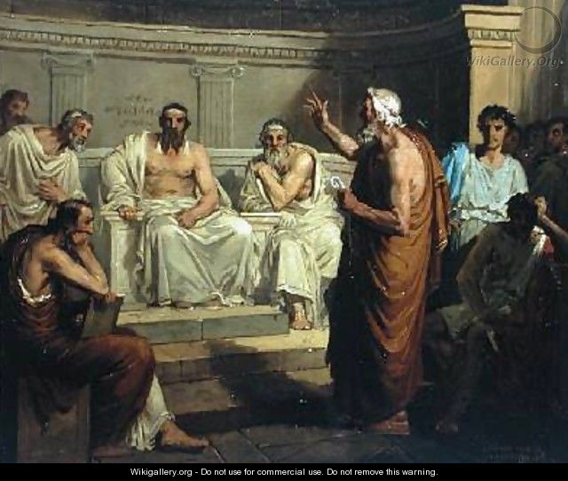 Sophocles Accused by his Sons - Fortune Joseph Seraphin Layraud