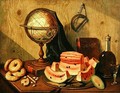 Still Life with Globe and Watermelon - Sebastiano Lazzari