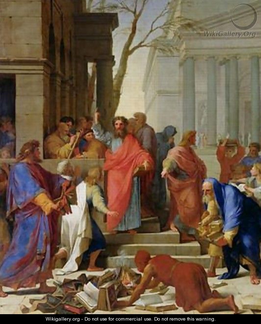 The Sermon of St Paul at Ephesus - Eustache Le Sueur