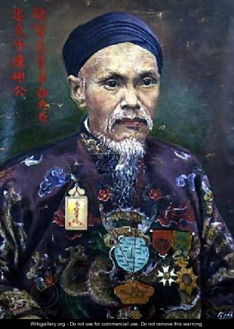 Portrait of Tran Dinh Luong a Mandarin - Pho Le