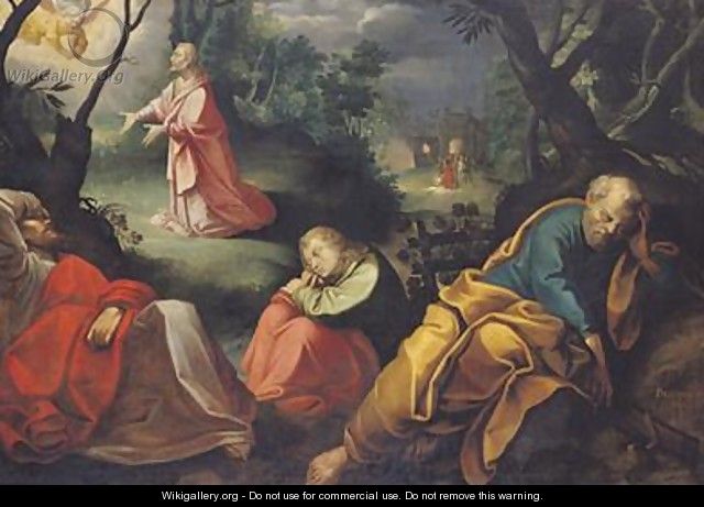 Christ in the Garden of Olives - Jeremie Le Pilleur