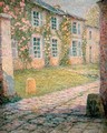 The House with Roses Versailles - Henri Eugene Augustin Le Sidaner