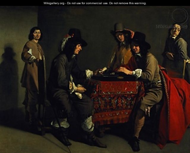 The Backgammon Players - Mathieu Le Nain