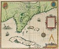 Map of Florida - (after) Le Moyne, Jacques (de Morgues)