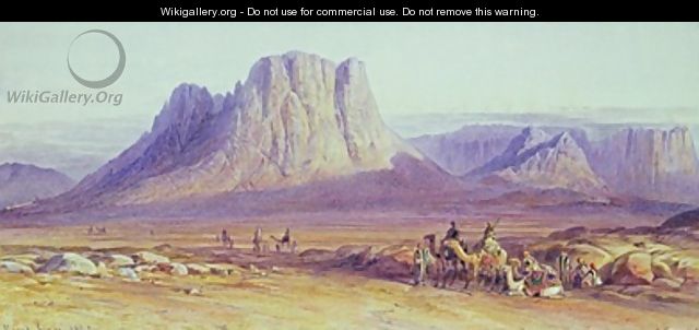 The Camel Train Condessi Mount Sinai - Edward Lear
