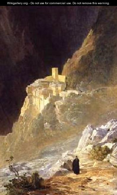 Mount Athos - Edward Lear