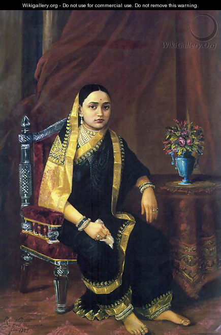 Maharani Chimanbai - Raja Ravi Varma
