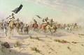 The Flight of the Khalifa after his Defeat at the Battle of Omdurman - Robert George Talbot Kelly