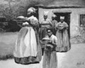 Until dinner began to come in across the yard slaves carry a prepared meal from a cookhouse to a plantation mansion - Edward Windsor Kemble