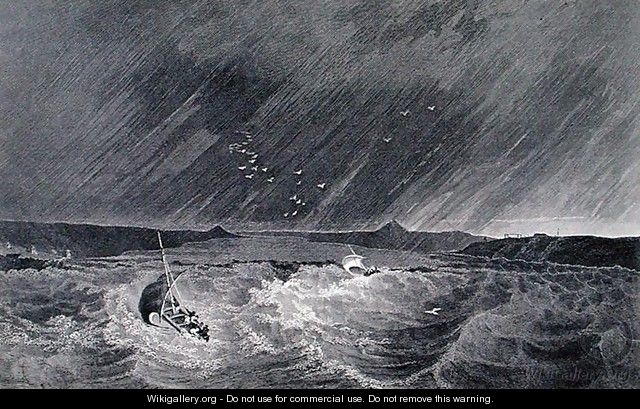 Boats Running for Shelter from a Storm into Refuge Cove - (after) Kendall, E.N.