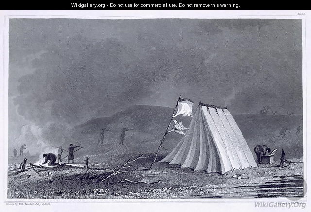Encampment in Browell Cove - (after) Kendall, E.N.