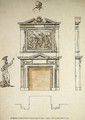 Design for Chimney Piece in the Hall at Stowe - William Kent