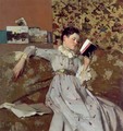 Caterina Reading a Book - James Kerr-Lawson