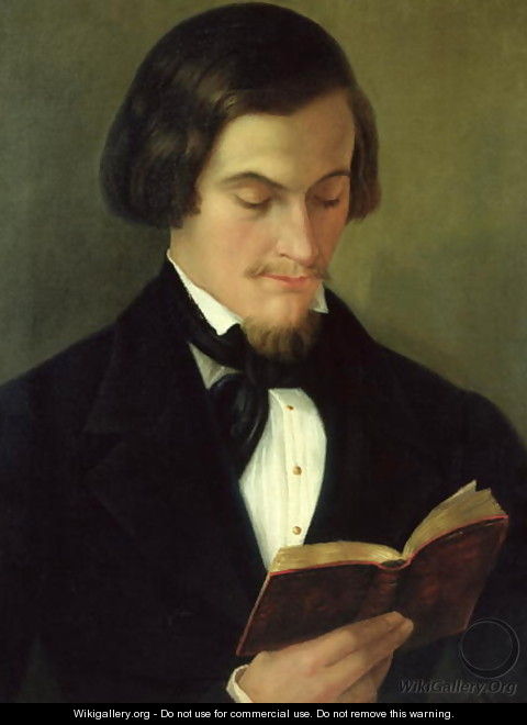 Portrait of the poet Heinrich Heine 1797-1856 - Amalia Keller