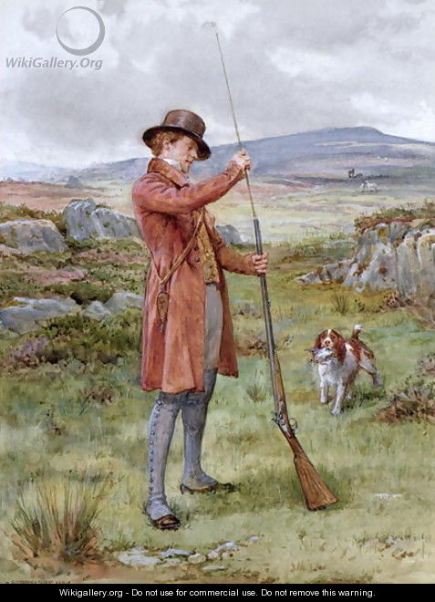 Loading the Gun - George Goodwin Kilburne